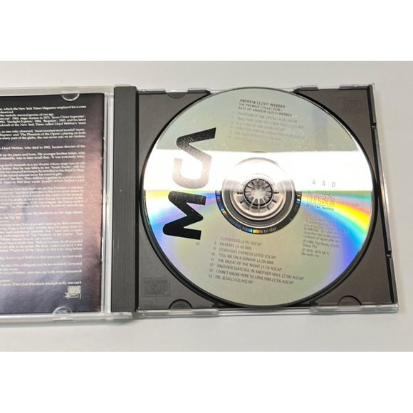 The Best of Andrew Lloyd Webber the Premiere Collection CD 1988 Evita Phantom - Picture 4 of 5